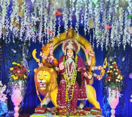 Shardiya Navratri 2024: रायपुर में विराजित माँ दुर्गा की एक झलक: Jai Durga Maa: Durga Devi: Maa Durga, 